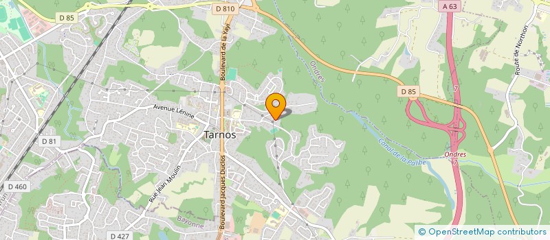 localisation de l'entreprise MADAME EMILIE SAVOYE  TARNOS