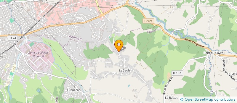 localisation de l'entreprise MADAME EMILIE SAYET  COSNAC