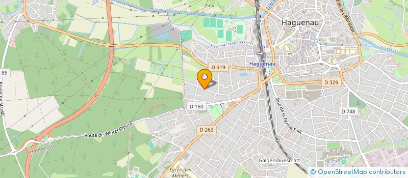 localisation de l'entreprise MADAME EMILIE SCHOEPFF  HAGUENAU