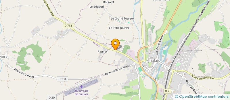 localisation de l'entreprise MADAME EMILIE SCHREINER à CHALAIS