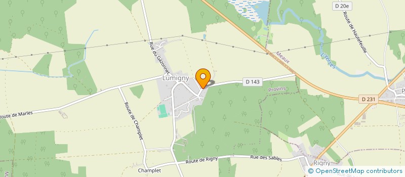 localisation de l'entreprise MADAME EMILIE SECHET à LUMIGNY-NESLES-ORMEAUX