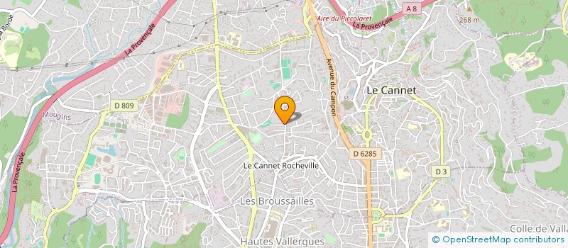 localisation de l'entreprise MADAME EMILIE SEIFERT à LE CANNET
