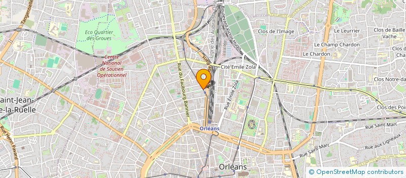 localisation de l'entreprise MADAME EMILIE SERRE  ORLEANS