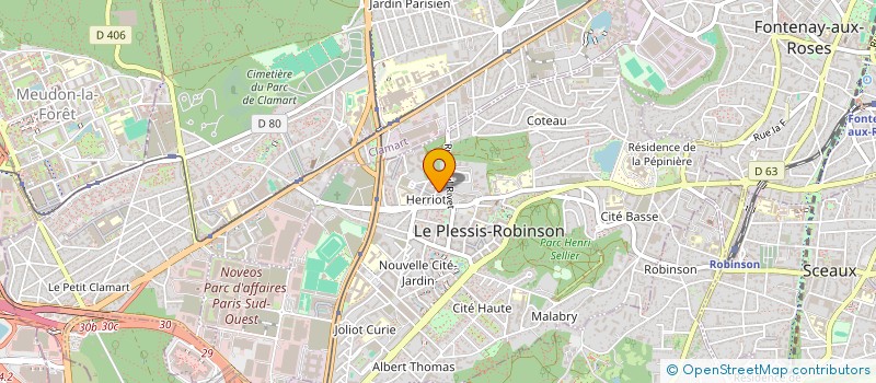 localisation de l'entreprise MADAME EMILIE SERVE à LE PLESSIS-ROBINSON