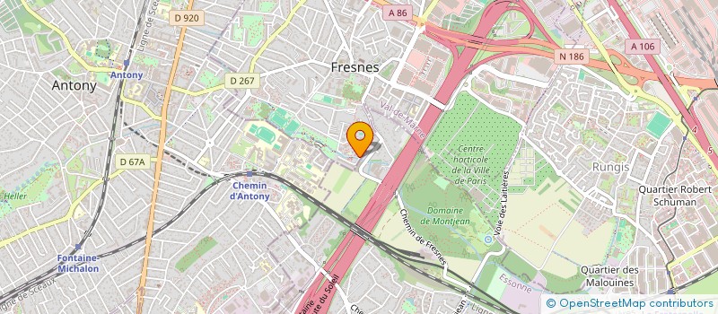 localisation de l'entreprise MADAME EMILIE SERVY  MERIEL