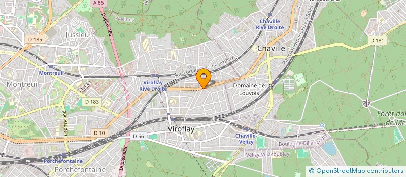 localisation de l'entreprise MADAME EMILIE SESTIER  VIROFLAY