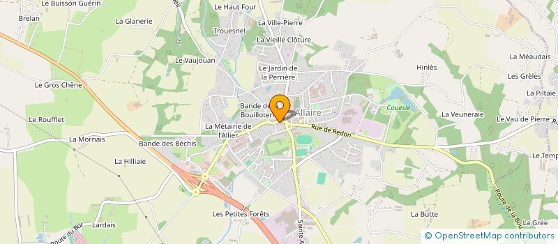 localisation de l'entreprise MADAME EMILIE SETBON  ALLAIRE