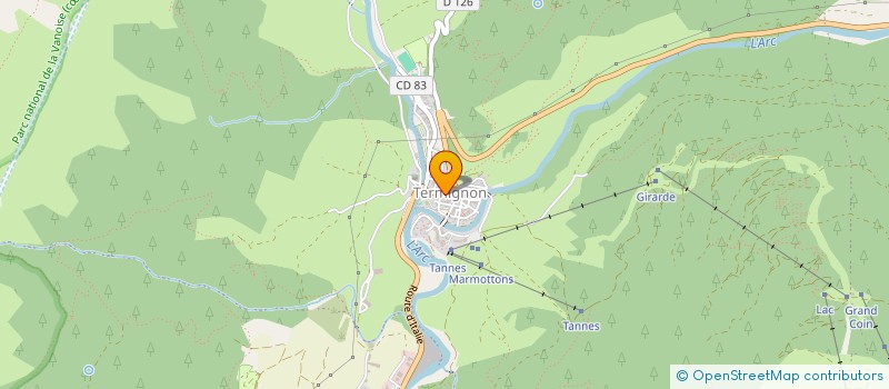 localisation de l'entreprise MADAME EMILIE SEYVE  AUSSOIS