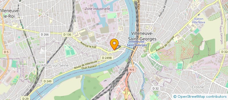 localisation de l'entreprise MADAME EMILIE SHAO à VITRY-SUR-SEINE