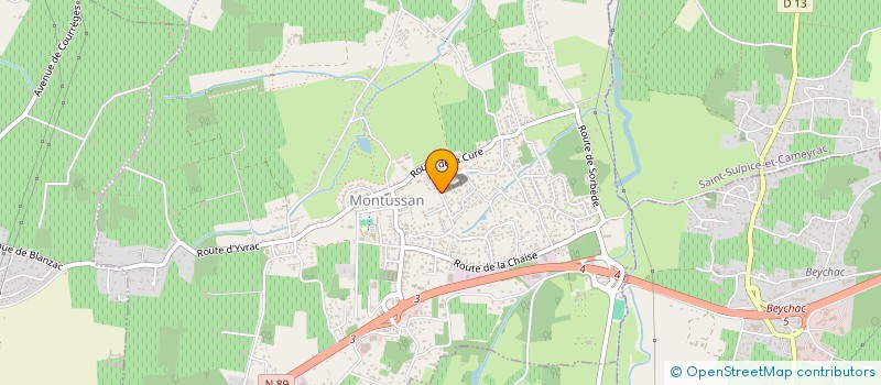 localisation de l'entreprise MADAME EMILIE SIERRA  MONTUSSAN