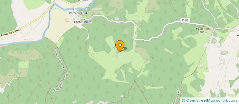 localisation de l'entreprise MADAME EMILIE SIMON  MARCILHAC-SUR-CELE