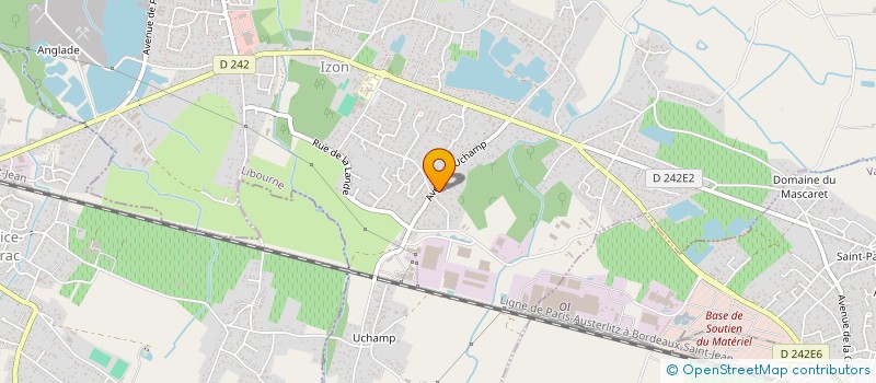 localisation de l'entreprise MADAME EMILIE SIMON  IZON