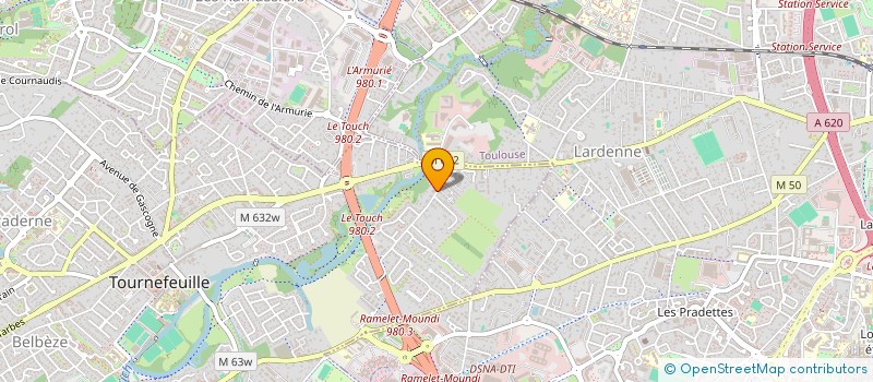 localisation de l'entreprise MADAME EMILIE SIMON  TOURNEFEUILLE