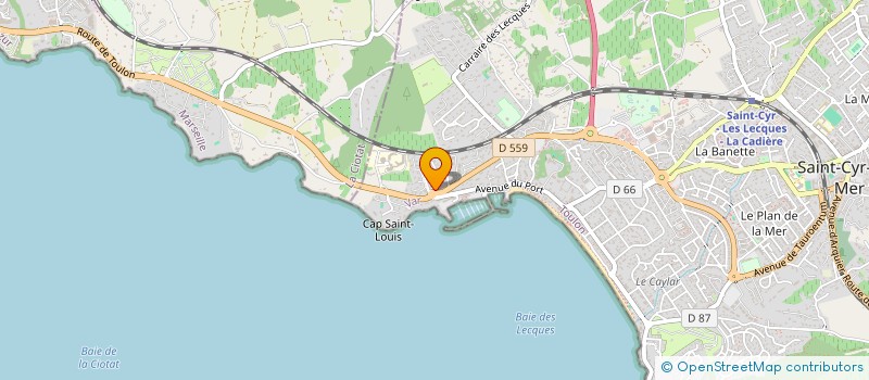 localisation de l'entreprise MADAME EMILIE SIMONPIETRI à SAINT-CYR-SUR-MER