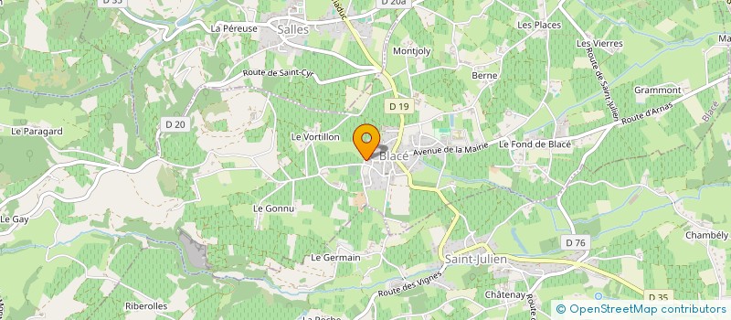 localisation de l'entreprise MADAME EMILIE SINGERY  BLACE