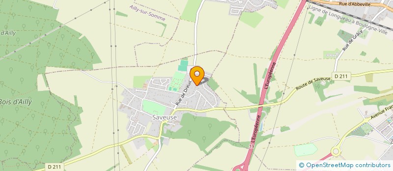 localisation de l'entreprise MADAME EMILIE SINOQUET  SAVEUSE