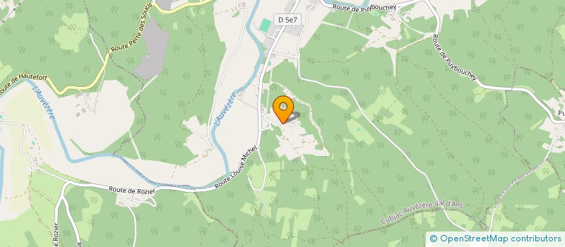 localisation de l'entreprise MADAME EMILIE SIOZARD  CUBJAC-AUVEZERE-VAL D'ANS