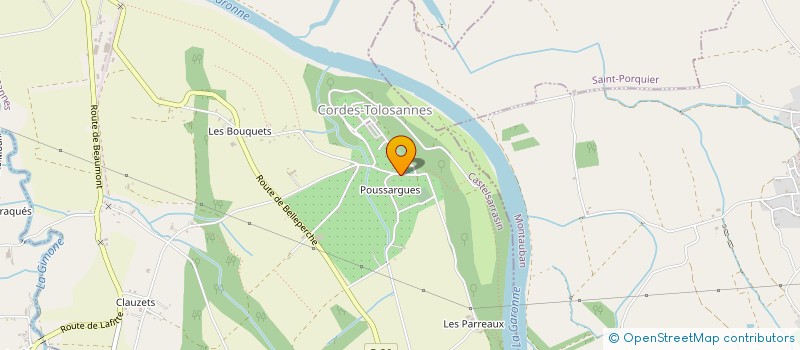 localisation de l'entreprise MADAME EMILIE SOARES  CORDES-TOLOSANNES