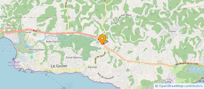 localisation de l'entreprise MADAME EMILIE SOLVAR  LE GOSIER