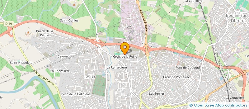 localisation de l'entreprise MADAME EMILIE SOULIE à BEZIERS