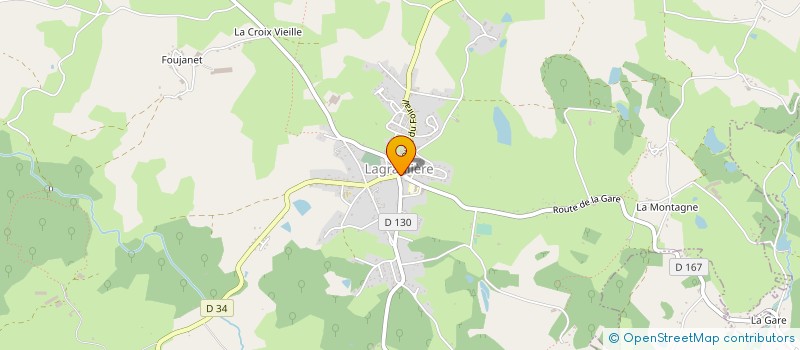 localisation de l'entreprise MADAME EMILIE SOULIER à LAGRAULIERE