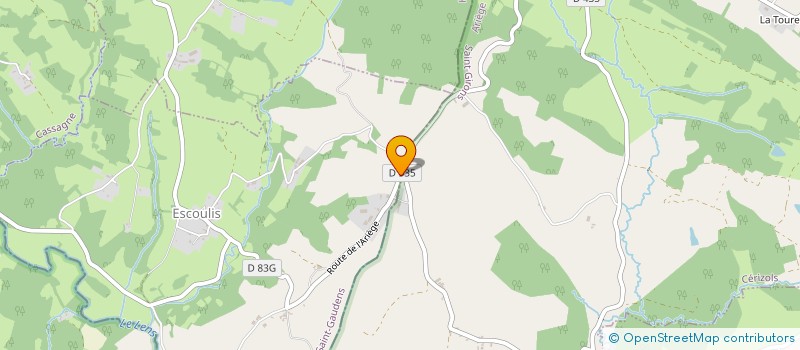 localisation de l'entreprise MADAME EMILIE SOUMET  ESCOULIS