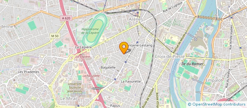 localisation de l'entreprise MADAME EMILIE SOUQUES  TOULOUSE