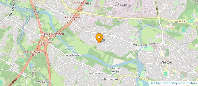 localisation de l'entreprise MADAME EMILIE SOURIAU  VERTOU