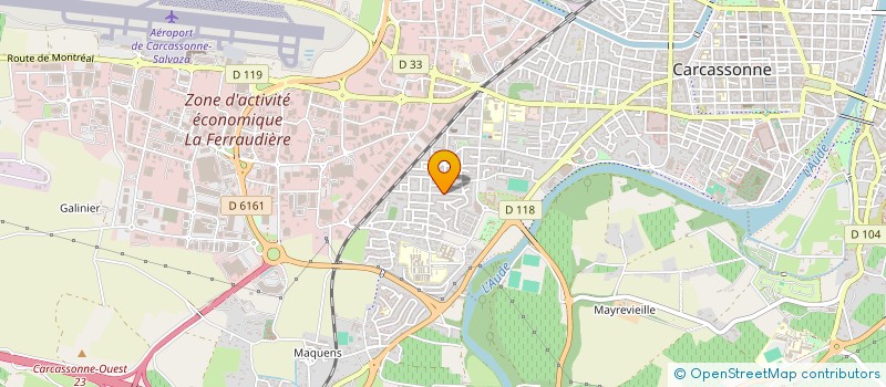 localisation de l'entreprise MADAME EMILIE SOUZA  CARCASSONNE