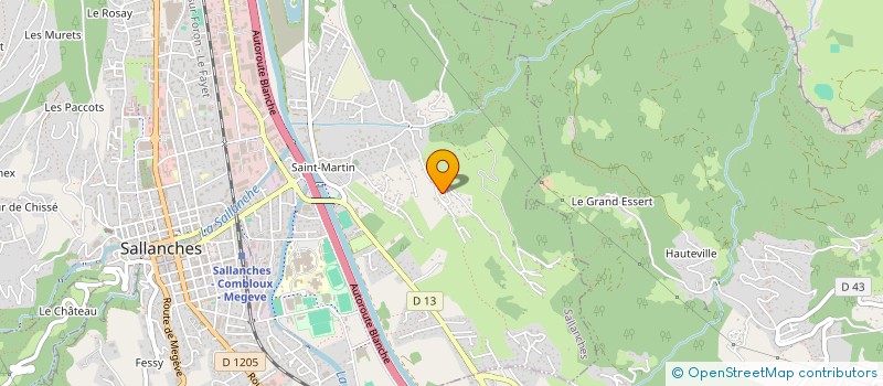 localisation de l'entreprise MADAME EMILIE STOURBE  SALLANCHES