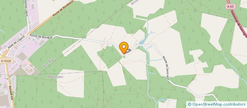 localisation de l'entreprise MADAME EMILIE STRZERZYNSKI  BOUGUE