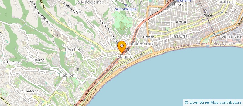 localisation de l'entreprise MADAME EMILIE SUANT à NICE