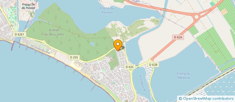 localisation de l'entreprise MADAME EMILIE SUAU  LE GRAU-DU-ROI