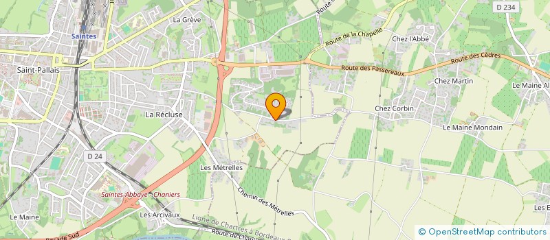 localisation de l'entreprise MADAME EMILIE SUREAU  LES GONDS