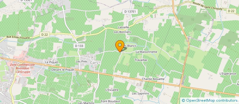 localisation de l'entreprise MADAME EMILIE TABA  CARS