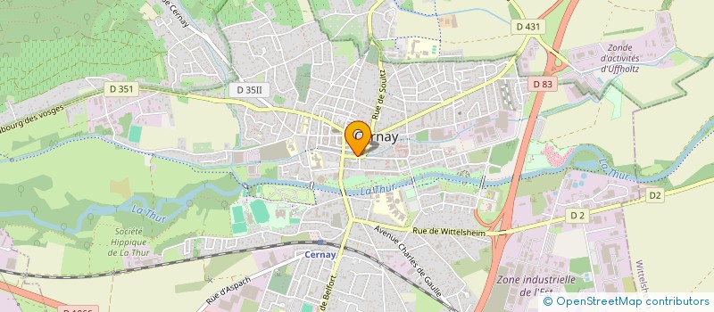 localisation de l'entreprise MADAME EMILIE TANCHELLA  CERNAY