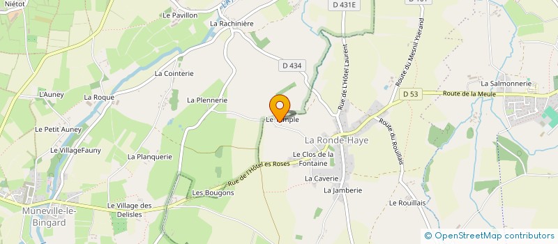 localisation de l'entreprise MADAME EMILIE TANNAY  MUNEVILLE-LE-BINGARD