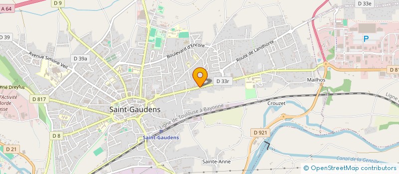 localisation de l'entreprise MADAME EMILIE TARRES à SAINT-GAUDENS