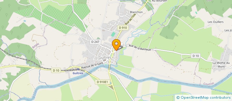 localisation de l'entreprise MADAME EMILIE TAUZET  GUITRES