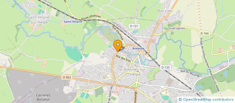 localisation de l'entreprise MADAME EMILIE TAVIAUX  AVESNES-SUR-HELPE