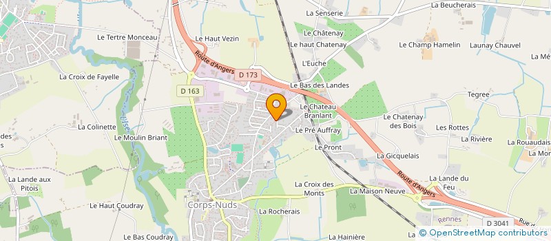 localisation de l'entreprise MADAME EMILIE TEIXEIRA  CORPS-NUDS