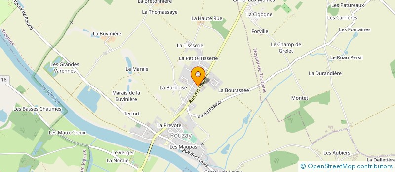 localisation de l'entreprise MADAME EMILIE TEIXEIRA DE SOUSA à POUZAY