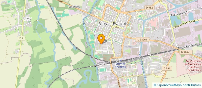 localisation de l'entreprise MADAME EMILIE TELLIER  VITRY-LE-FRANCOIS