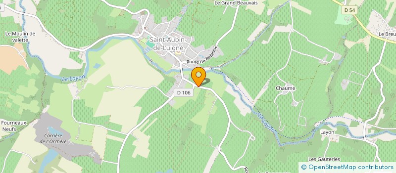 localisation de l'entreprise MADAME EMILIE TERRIEN  VAL-DU-LAYON