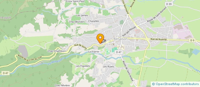 localisation de l'entreprise MADAME EMILIE TESSIER  RENAISON