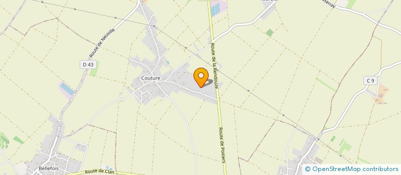 localisation de l'entreprise MADAME EMILIE THEVENIAUD  SAINT-MARTIN-LA-PALLU