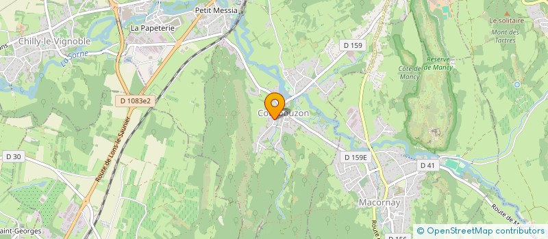 localisation de l'entreprise MADAME EMILIE THIEBAUT  COURBOUZON