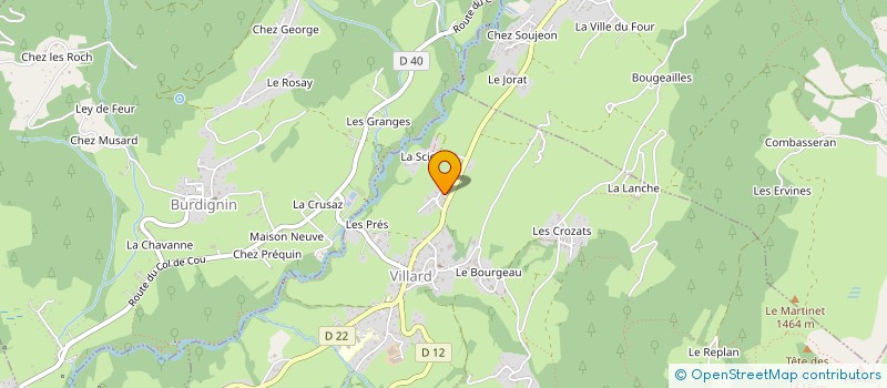 localisation de l'entreprise MADAME EMILIE THIEBAUT  VILLARD