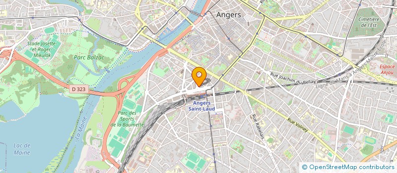 localisation de l'entreprise MADAME EMILIE THILL à ANGERS