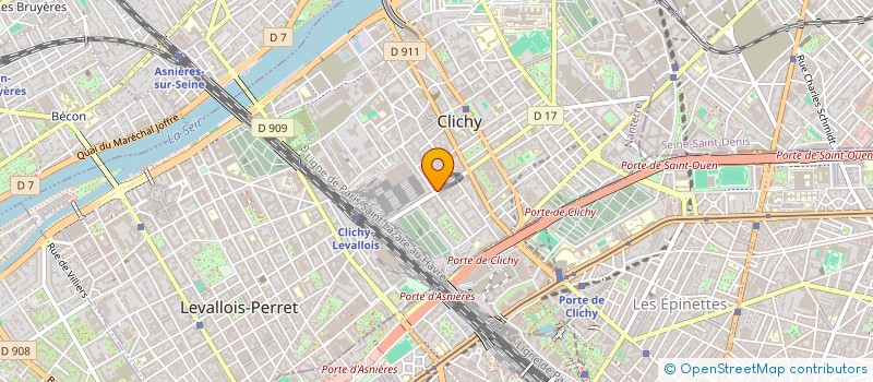 localisation de l'entreprise MADAME EMILIE THOMAS à CLICHY